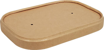 Eco-Craze - Paper Rectangular Lid - fits 500/750/1000ml Paper Container - SRL-500P Eco-Craze - Paper Rectangular Lid - fits 500/750/1000ml Paper Container - SRL-500P