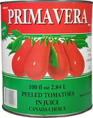 Primavera - Whole Peeled Tomatoes In Juice Primavera - Whole Peeled Tomatoes In Juice