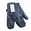 S&CO - Oven Mitts - Silicone Printed Black (1 PAIR) - DISCONTINUED