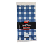 Table Cover - 54x108” Rectangular - Blue Checker Table Cover - 54x108” Rectangular - Blue Checker