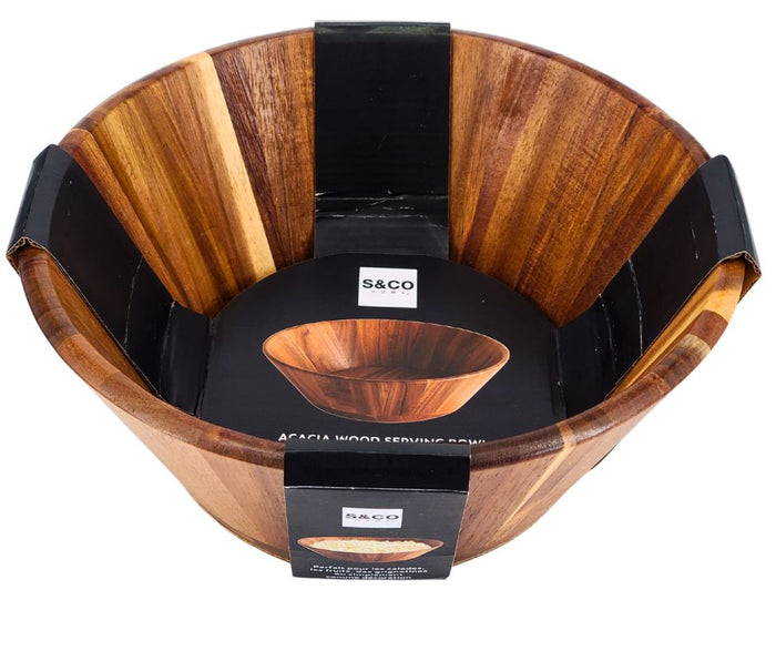 Acacia - Wood Salad Bowl 28CM