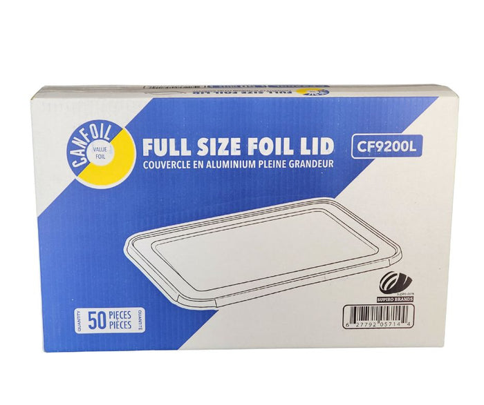 CLR - Can Foil - Full Size Pan - Aluminium Lids