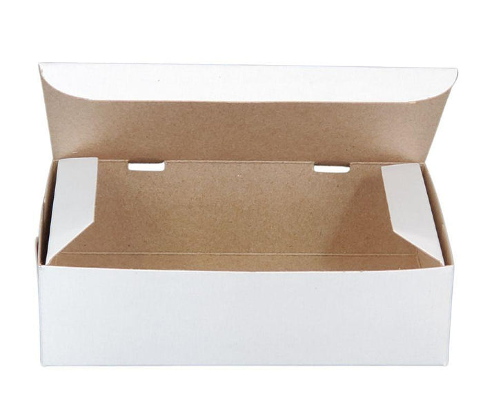 EB - White Cake Boxes - 1 lb Canadian - 6¼x3¾x1¾