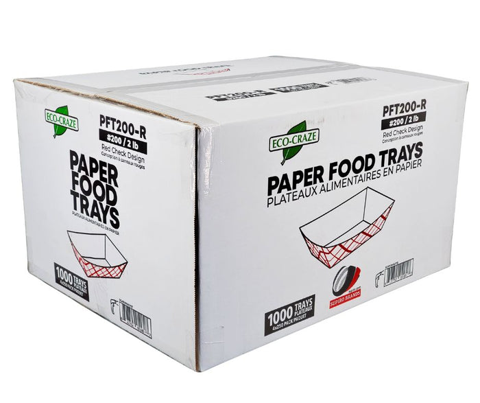 Eco-Craze - Food Trays - 2 lb - #200