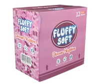 Fluffy Soft - Dinner Napkins - 2 ply - White Fluffy Soft - Dinner Napkins - 2 ply - White