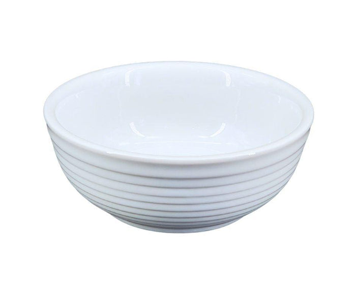 Pro-Kitchen Ribbed Ceramic Round Bowl - 5.55