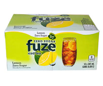 Fuze - Iced Tea - Lemon - Zero - Cans - 12pk Fuze - Iced Tea - Lemon - Zero - Cans - 12pk