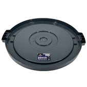 Spartano - Trash Can Flat Lid - 20 Gallon - Grey - 5203 Spartano - Trash Can Flat Lid - 20 Gallon - Grey - 5203