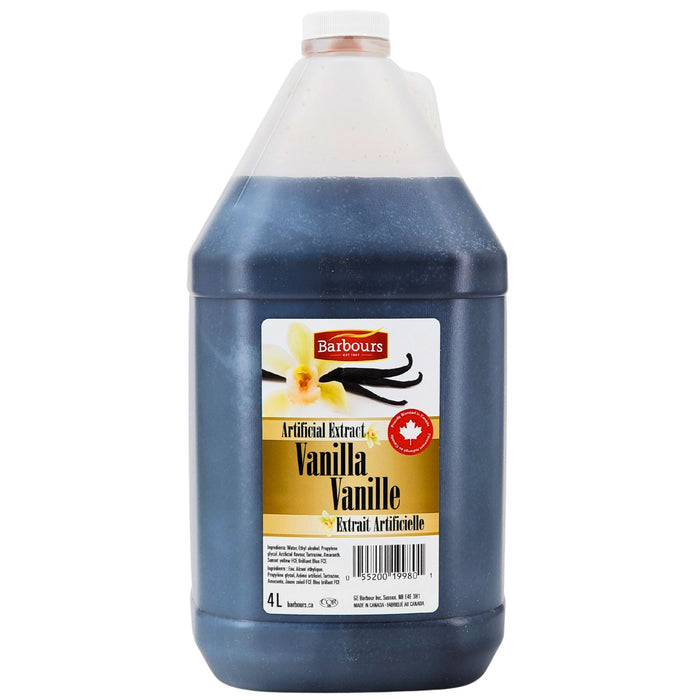 Barbours Artificial Vanilla Extract - 4L