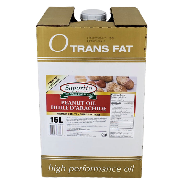 Saporito - Peanut Oil - 16Lt