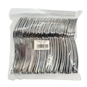 Plastic Fork - Silver - 18.7x2.8cm - SF54 Plastic Fork - Silver - 18.7x2.8cm - SF54