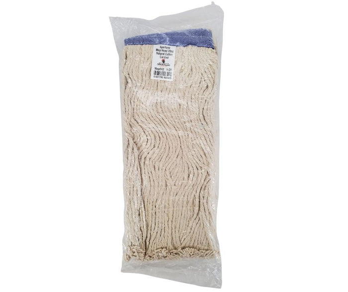 Spartano - 20oz Natural Cotton Cut-End Mop Head - MopC20 - TS3020