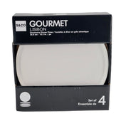 Gourmet - Lisbon Beige Stoneware Plate 10.5 Gourmet - Lisbon Beige Stoneware Plate 10.5