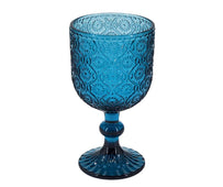 Hobnail Wine Glass 300ml - Blue - XR825 Hobnail Wine Glass 300ml - Blue - XR825