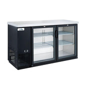 GLACIER - Back Bar Cooler Glass 2 Door 49*24*35 -GBB-49G GLACIER - Back Bar Cooler Glass 2 Door 49*24*35 -GBB-49G