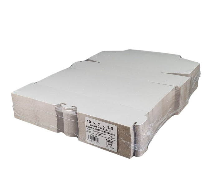 EB - White Cake Boxes - 10x7x3½