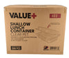 Value+ - Shallow Lunch Container - 8.175