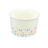 Morning Dew - 5oz Ice Cream Paper Cups - Celebration Print - IPC5C Morning Dew - 5oz Ice Cream Paper Cups - Celebration Print - IPC5C
