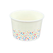 Morning Dew - 5oz Ice Cream Paper Cups - Celebration Print - IPC5C Morning Dew - 5oz Ice Cream Paper Cups - Celebration Print - IPC5C