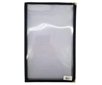 Menu Cover - Clear - 8.5x14 Menu Cover - Clear - 8.5x14