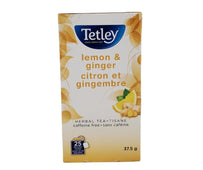 Tetley - Tea Bags - Lemon Ginger Tetley - Tea Bags - Lemon Ginger
