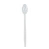 Value+ - Plastic - Soda Spoon - White - RP4006 - 8'' Approx.