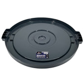 Spartano - Trash Can Flat Lid - 20 Gallon - Grey - 5203 Spartano - Trash Can Flat Lid - 20 Gallon - Grey - 5203