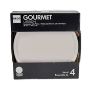 Gourmet - Lisbon Beige Stoneware Plate 8 Gourmet - Lisbon Beige Stoneware Plate 8