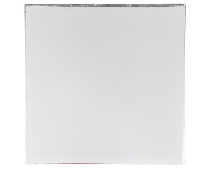 Decora Square Cake Board - Silver, 14