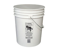 Hoffmann - Plastic Pail w/Steel Handle - White - 19L - PR1907 Hoffmann - Plastic Pail w/Steel Handle - White - 19L - PR1907