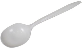 Value+ - Plastic Soup Spoons - White - Bulk - B1004 Value+ - Plastic Soup Spoons - White - Bulk - B1004