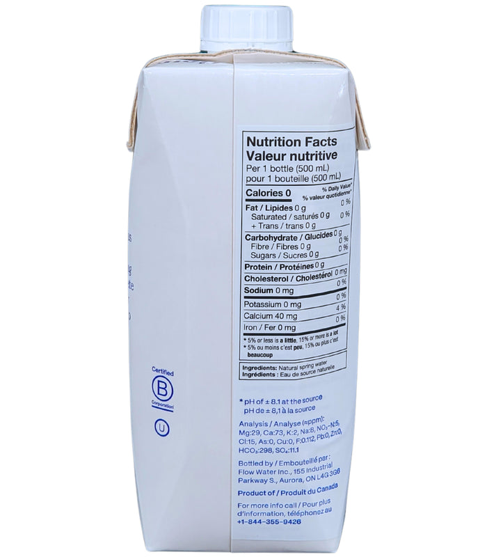 Flow - Alkaline Spring Water - Tetra