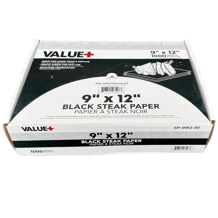 Value+ - Steak Paper - Black - 9