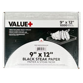 Value+ - Steak Paper - Black - 9 Value+ - Steak Paper - Black - 9
