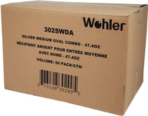 CLR - Wohler - Medium Sliver Entre Container W/Lid CLR - Wohler - Medium Sliver Entre Container W/Lid
