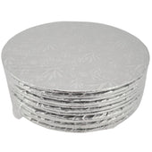 Enjay - Cake Board - Round - Silver - 10x1/4 Enjay - Cake Board - Round - Silver - 10x1/4