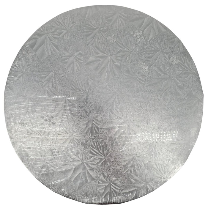 Enjay - Cake Board - Round - Silver - 10x1/4
