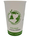 Eco-Craze - 16oz PLA Single Wall Hot Paper Cup - Printed