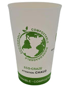 Eco-Craze - 16oz PLA Single Wall Hot Paper Cup - Printed Eco-Craze - 16oz PLA Single Wall Hot Paper Cup - Printed