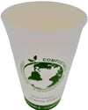 Eco-Craze - 16oz PLA Single Wall Hot Paper Cup - Printed