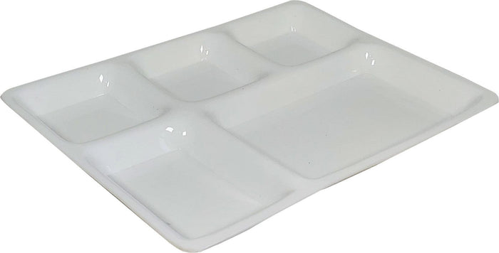 Acrylic Tray / Thali - 5 Compartment