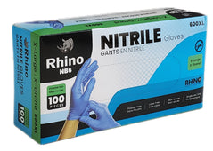 Rhino - NB6 - Blue Nitrile Gloves - Extra Large - 600XL Rhino - NB6 - Blue Nitrile Gloves - Extra Large - 600XL