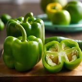 Fresh - Green Bell Peppers Fresh - Green Bell Peppers
