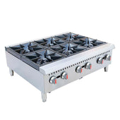 Pro-Kitchen - Hot Plate 6 Burners 180000 BTU 36 Pro-Kitchen - Hot Plate 6 Burners 180000 BTU 36