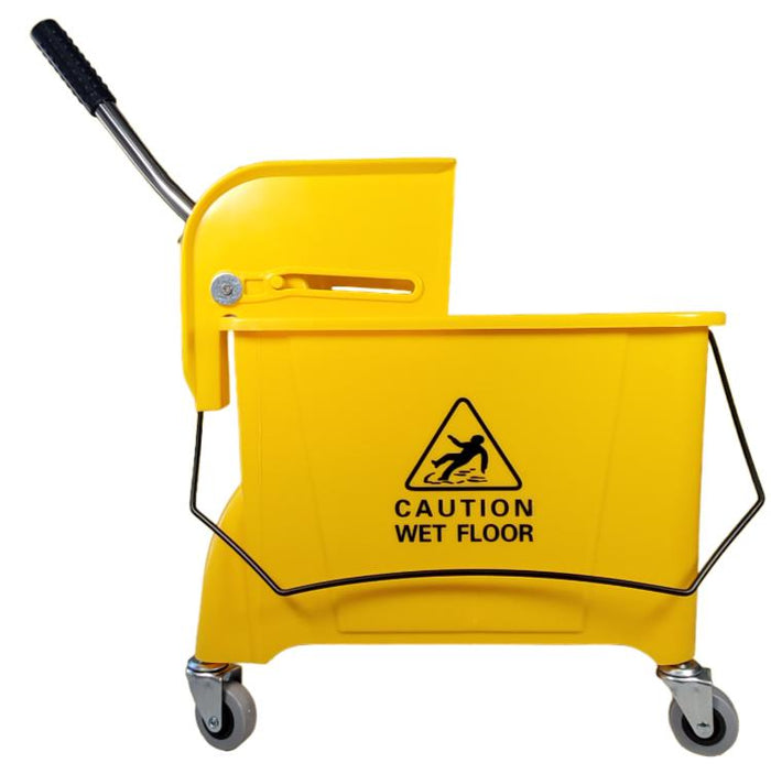 XC - Spartano - 20 L Small Mop Bucket w/Wringer - Yellow