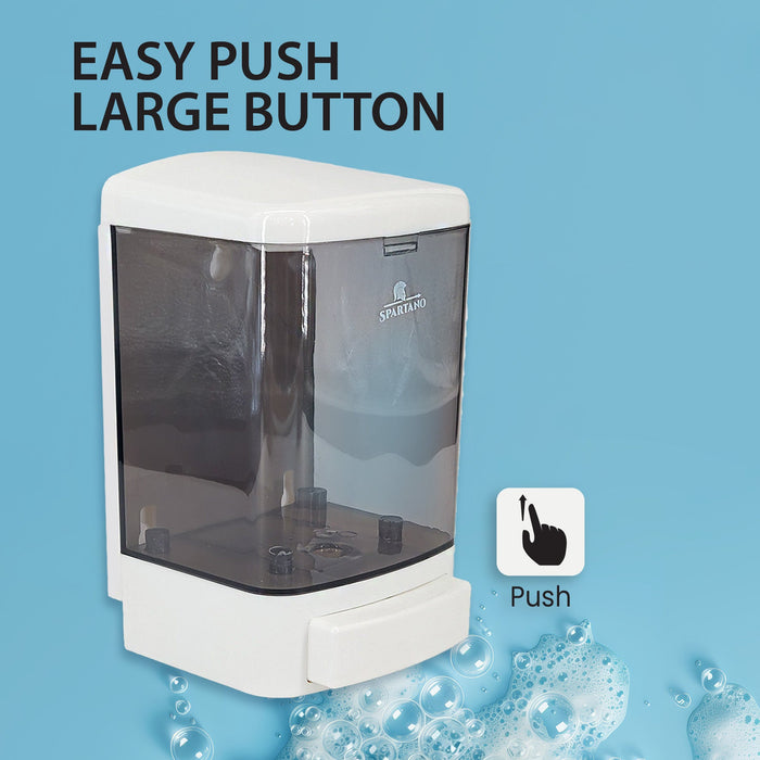 Spartano - Manual Soap Dispenser - White - Z1000