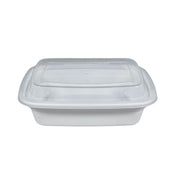 Value+ - 12oz Rectangle Plastic Container - White Value+ - 12oz Rectangle Plastic Container - White