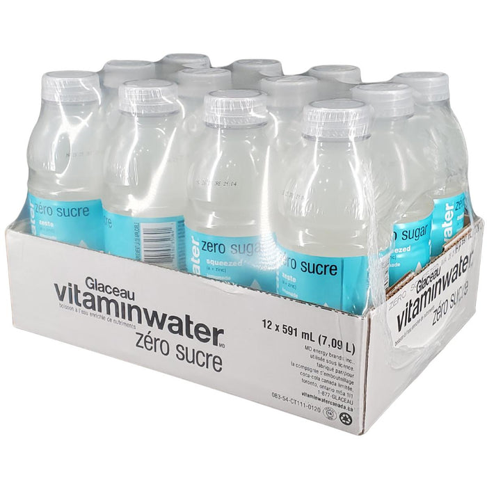 Glaceau - Vitamin Water - Zero Sugar Lemonade - Bottles