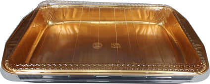 SO - HFA - Rectangular Gourmet To Go With Lids - Black+Gold - Large - 4204-80-25WLDL