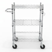 Chrome Wire Trolley - 16